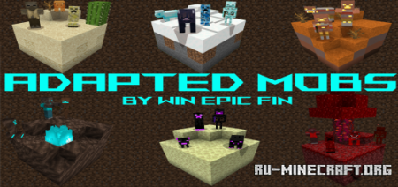  Adapted Mobs V1  Minecraft PE 1.16