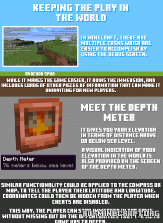  Depth Meter  Minecraft 1.16.5
