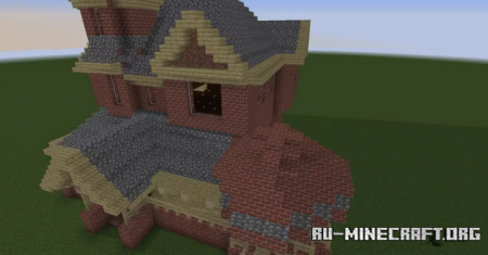  Victorian Style Brick House  Minecraft