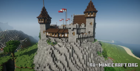  Mountain Castle by Tyete2017  Minecraft
