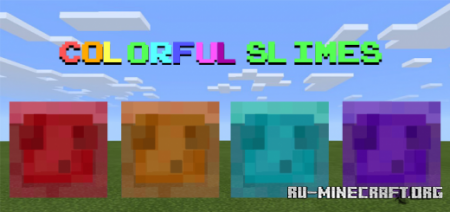  Colorful Slimes  Minecraft PE 1.16