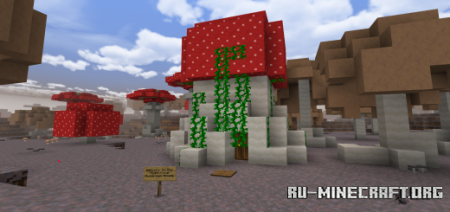  Mysterious Mushroom House  Minecraft PE
