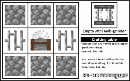 Mini Mob-Grinder  Minecraft PE 1.16