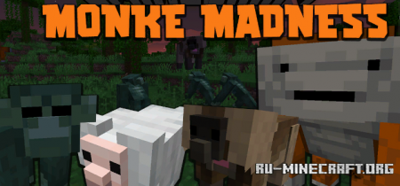 Скачать Monke Madness для Minecraft 1.16.4