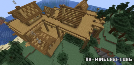  Oceanside Woodland Village  Minecraft