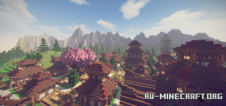  Japanese Village by Ferendum  Minecraft