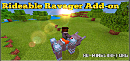  Rideable Ravager  Minecraft PE 1.16