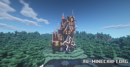  SteamPunk Mansion  Minecraft