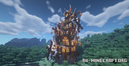  SteamPunk Mansion  Minecraft