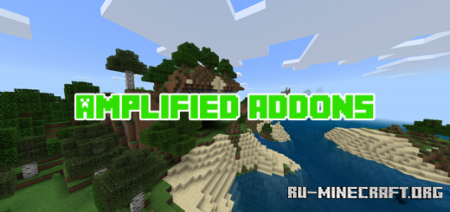 Скачать Amplified World Addon для Minecraft PE 1.16