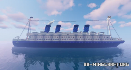  SS Spruce - Large Ocean Liner  Minecraft