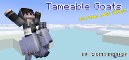  Tameable Goats  Minecraft PE 1.17