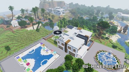  Special Modern House (Expansion) by Rizzz  Minecraft PE