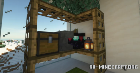  6-Story Cube Apartment  Minecraft