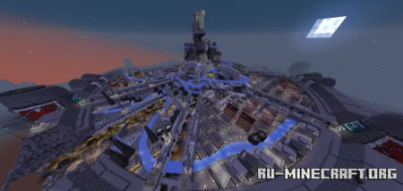  Midgar (Ice Boat Track)  Minecraft