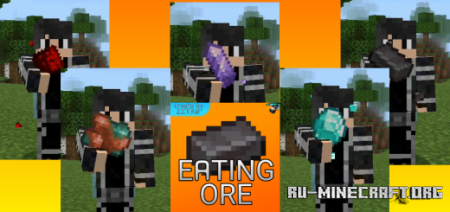  Eating Ore  Minecraft PE 1.17
