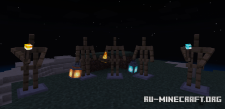  3D Items - Torch, Campfire & Lantern  Minecraft PE 1.17