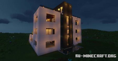  Terrace Modern House  Minecraft