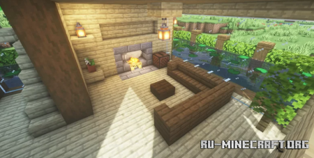  Modern Wooden House by TechnoKing  Minecraft