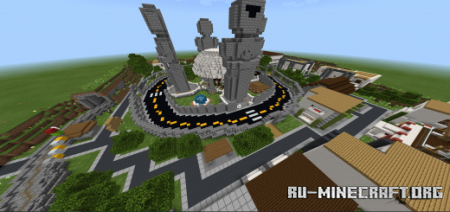  Railroad City  Minecraft PE