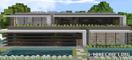 Скачать Modern Mansion 3 - Bayside House для Minecraft