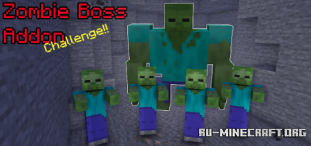  Zombie Boss Addon - Harder Than It Looks  Minecraft PE 1.17