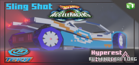  Hot Wheels Acceleracers - Sling Shot - Teku  Minecraft PE 1.17