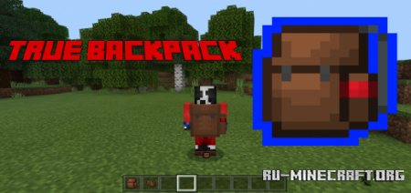 Скачать True Backpack для Minecraft PE 1.17