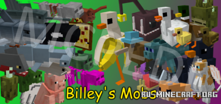  Billey's Mobs Add-on 4.0  Minecraft PE 1.17