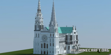  Chartres Cathedral by The_Oxygen  Minecraft