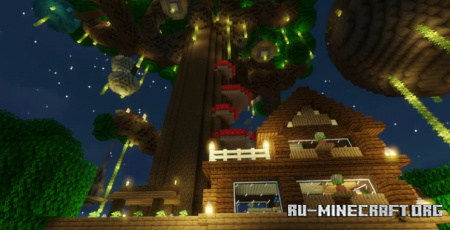  Treetop Town Hunt  Minecraft