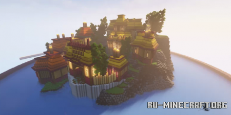  Fire of Dragon Town  Minecraft