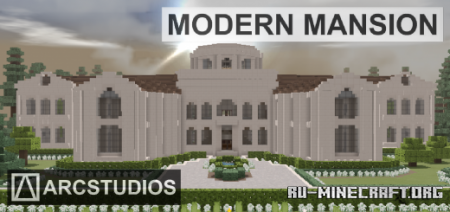  Modern Mansion 6 - Sandstone House  Minecraft PE