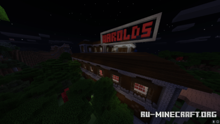  Harold's Woodland Mansion Hide And Seek  Minecraft PE