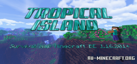  Tropical Island Survival Map (2000 &#215; 2000)  Minecraft PE