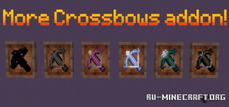  More Crossbows  Minecraft PE 1.17