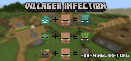  Crinkles' Villager Infection  Minecraft PE 1.17