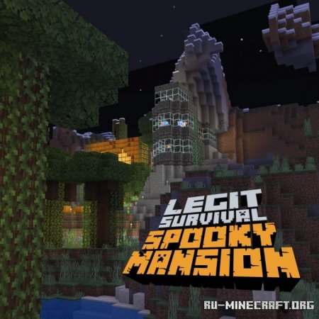  Legit Survival: Spooky Mansion  Minecraft PE