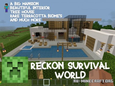  Reckon Survival World  Minecraft PE