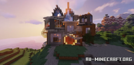  Mountain Mansion with Star Wars vibes  Minecraft