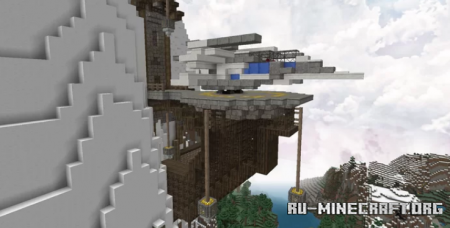  Mountain Mansion with Star Wars vibes  Minecraft
