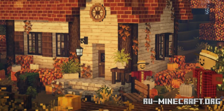 Скачать Cozy Pumpkin Cottage для Minecraft