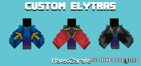  Custom Elytras by MateoZA  Minecraft PE 1.17