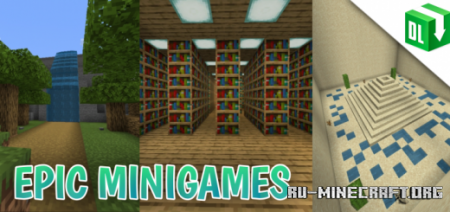 Скачать Epic Minigames V1 by BrixTheBrick для Minecraft PE