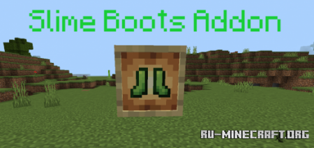  Slime Boots Addon  Minecraft PE 1.17
