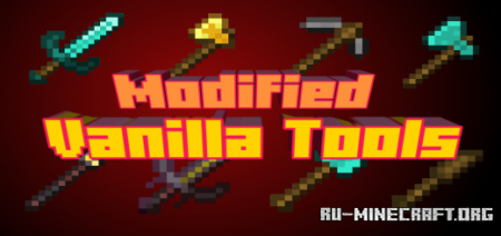 Скачать Modified Vanilla Tools для Minecraft PE 1.17