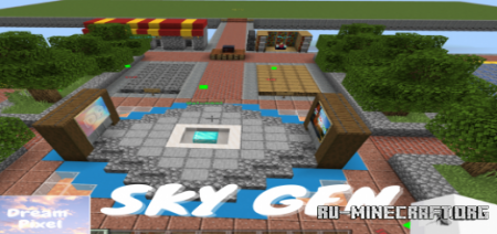 Скачать SkyGen by dream pixel для Minecraft PE