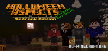 Скачать Halloween Aspects для Minecraft PE 1.16