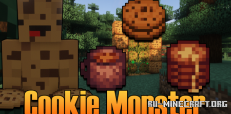 Скачать Cookie Monster для Minecraft 1.16.5