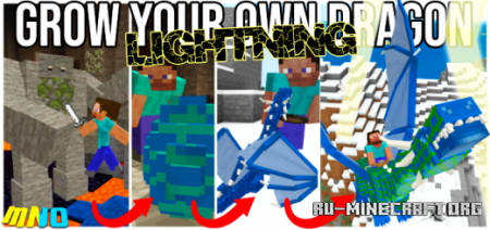  Grow Your Own LIGHTNING Dragon  Minecraft PE 1.17